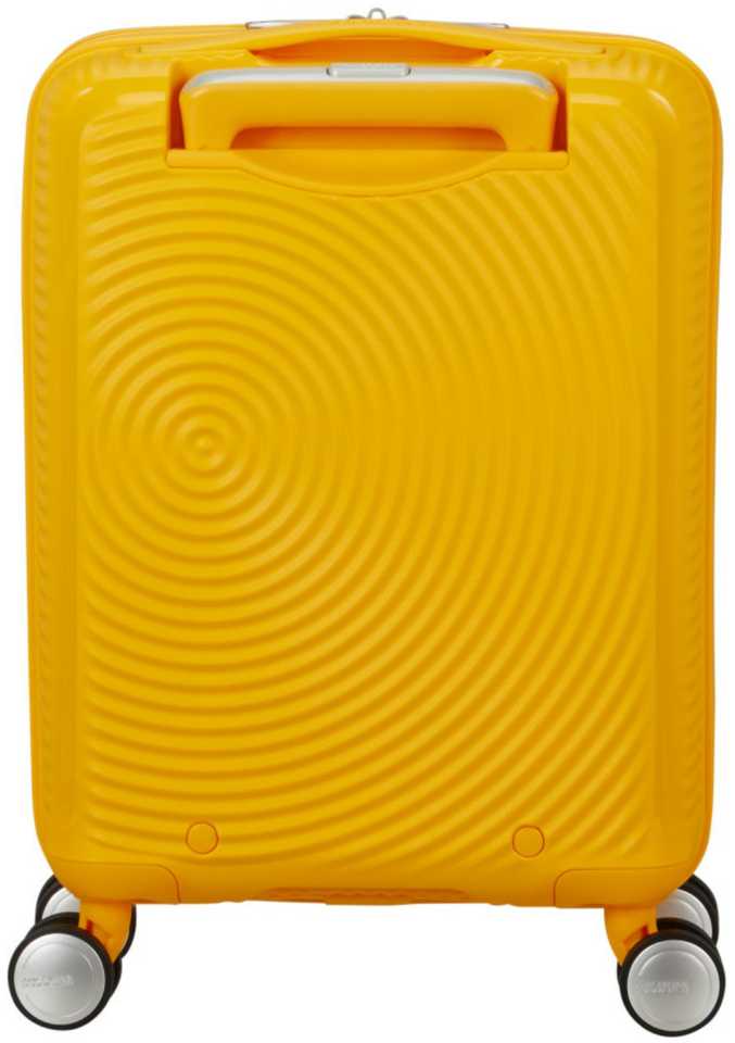 Kelioninis Mažas lagaminas American Tourister Soundbox Pastel Geltona 55cm, S, geltonas