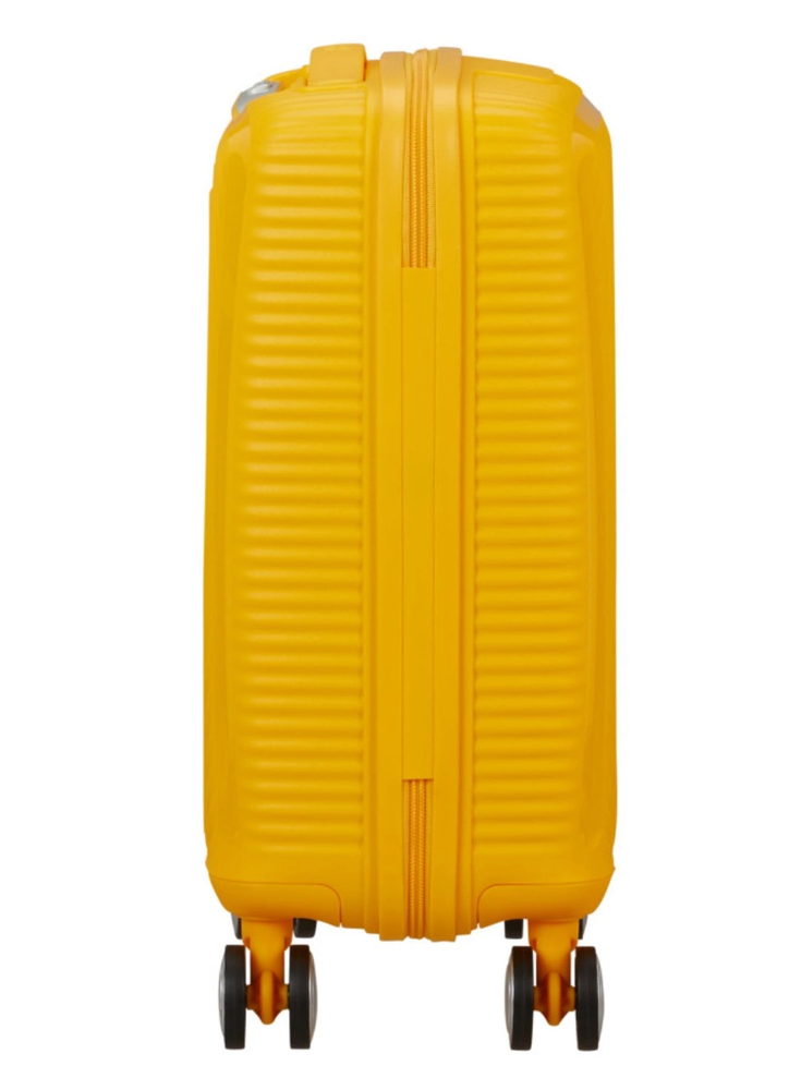 Kelioninis Mažas lagaminas American Tourister Soundbox Pastel Geltona 55cm, S, geltonas