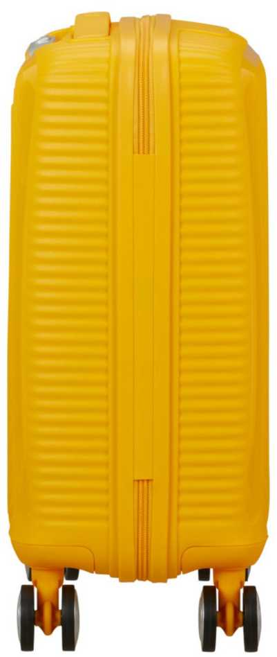 Kelioninis Mažas lagaminas American Tourister Soundbox Pastel Geltona 55cm, S, geltonas