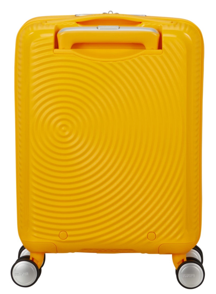 Kelioninis Mažas lagaminas American Tourister Soundbox Pastel Geltona 55cm, S, geltonas