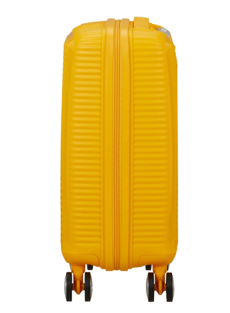 Kelioninis Mažas lagaminas American Tourister Soundbox Pastel Geltona 55cm, S, geltonas