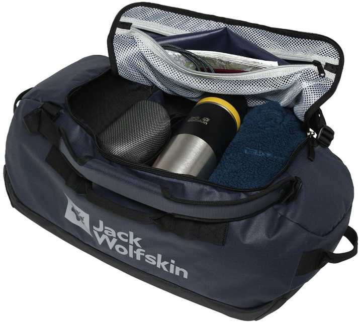 Kelioninis Jack Wolfskin ALL-IN DUFFLE 35, backpack dark mėlynas, 35 liters