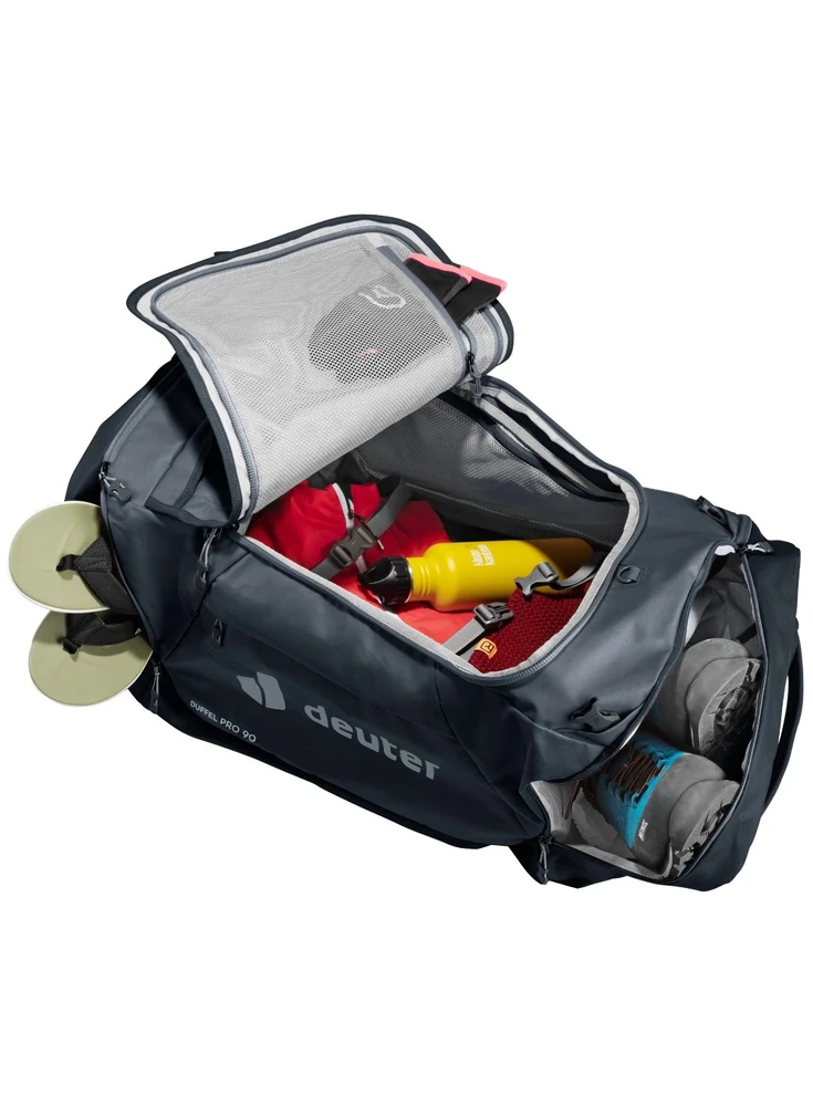 Kelioninis krepšys Deuter Duffel Pro 90 - Juoda