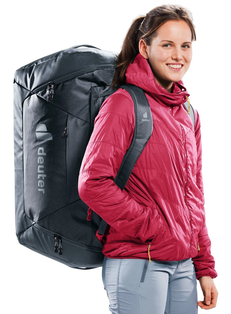 Deuter Duffel Pro 60 Kelioninis krepšys Juoda 60 L
