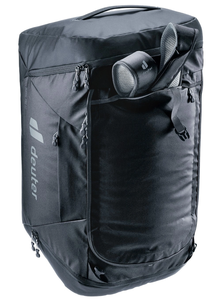 Deuter Duffel Pro 60 Kelioninis krepšys Juoda 60 L