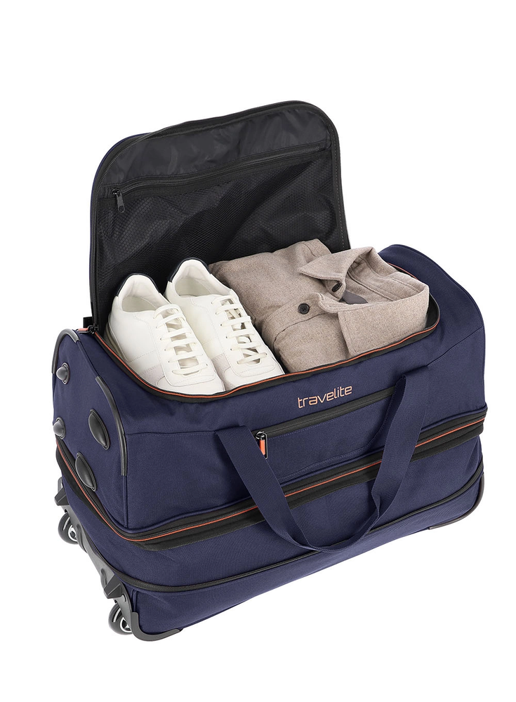 Travelite Basics Doubledecker S-64L kelioninis krepšys su ratukais 96275-20