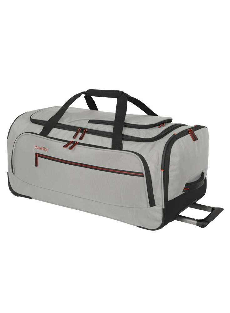 Kelioninis Kelioninė lagaminas ant ratukų Travelite Crosslite M 69cm Pilkas