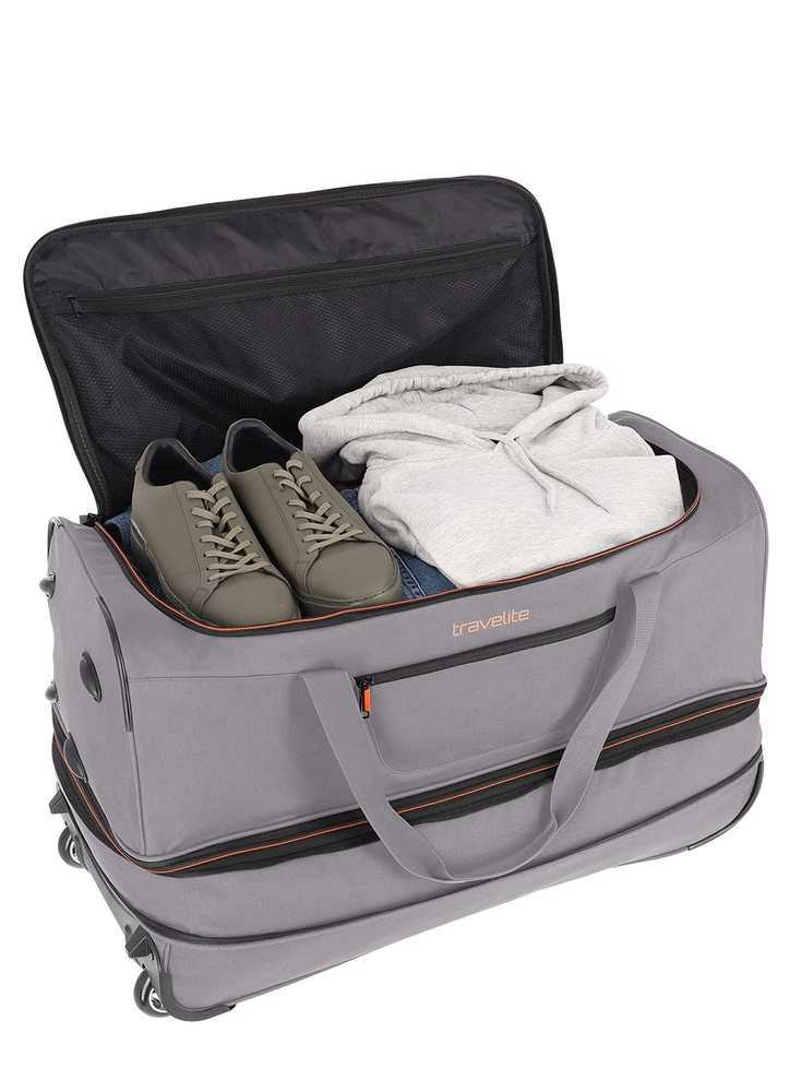 Didelis kelioninis krepšys Travelite Basics, L, pilkas