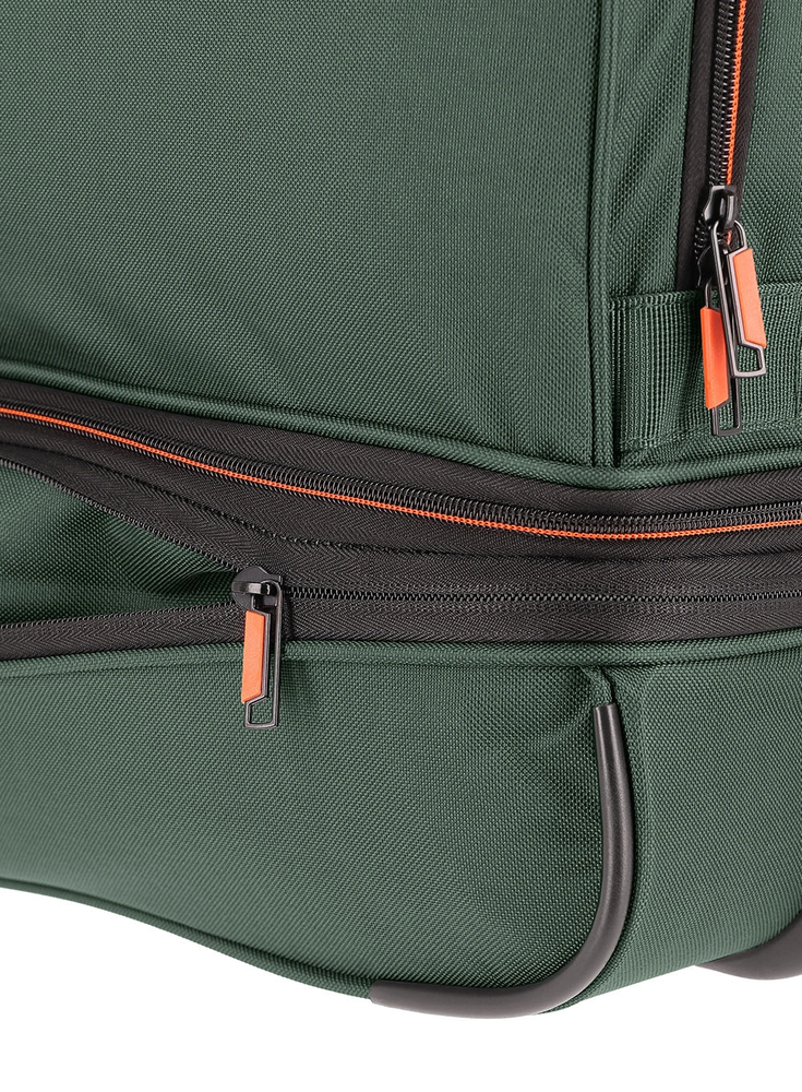 Kelioninis Travelite Basics L - talpa 98/119l, žalia kelioninė tašė ant ratukų