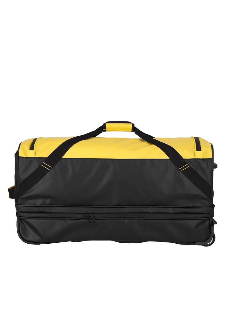 Travelite BASICS 70 cm juodas geltonas išskleidžiamas kelioninis krepšys