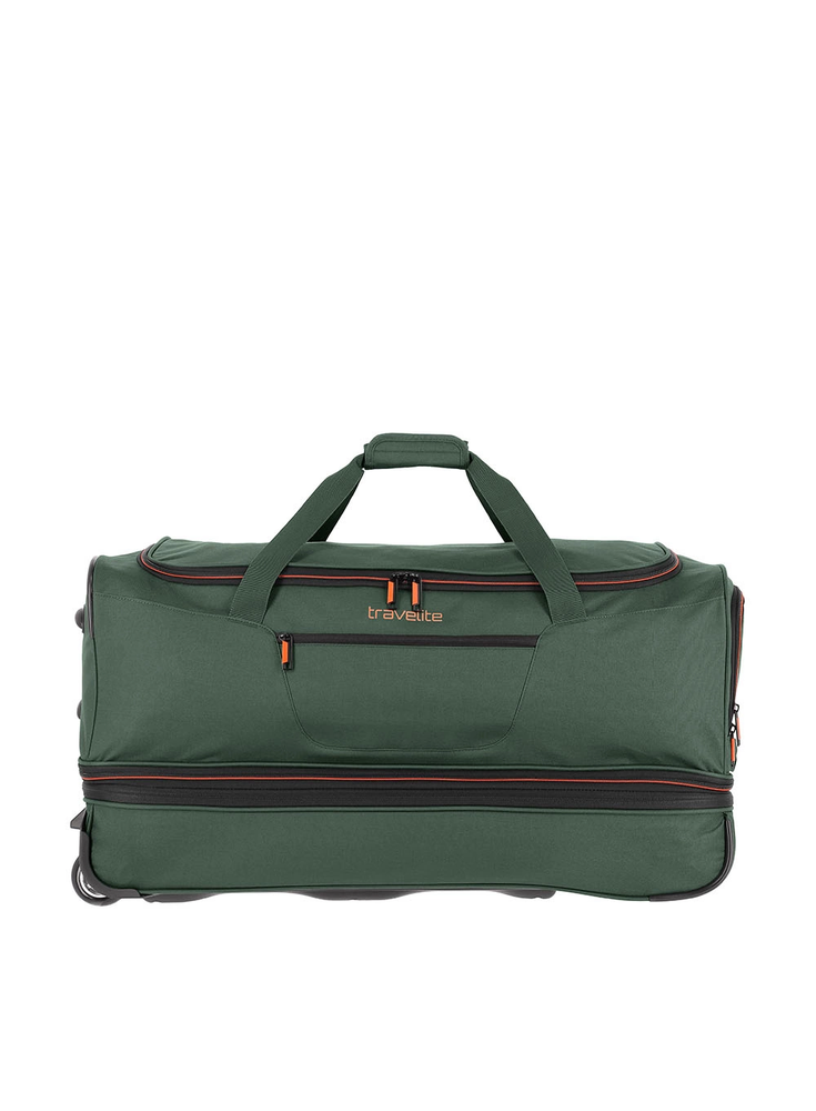 Kelioninis Travelite Basics L - talpa 98/119l, žalia kelioninė tašė ant ratukų