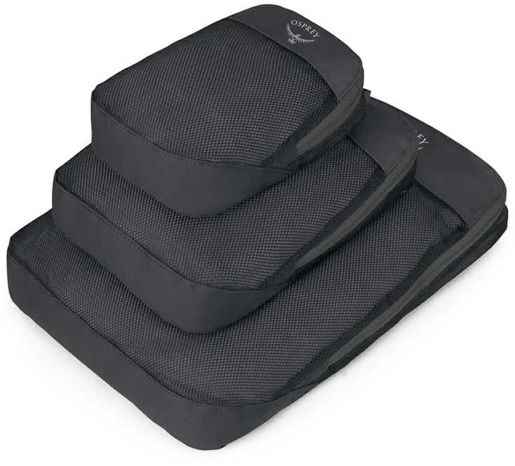 Kelioninis JAV Osprey Daylite Packing cubes set juodas pakavimo maišeliai