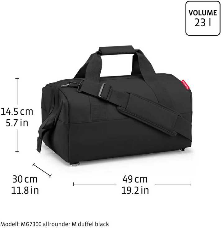 Kelioninis Reisenthel Allrounder M Duffel – universali kelioninė ir sportinė rankinė