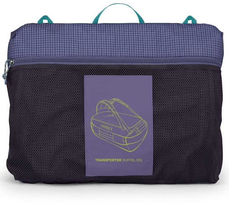 „Osprey Transporter Duffel 65“ kelioninis krepšys – euforijos violetinė