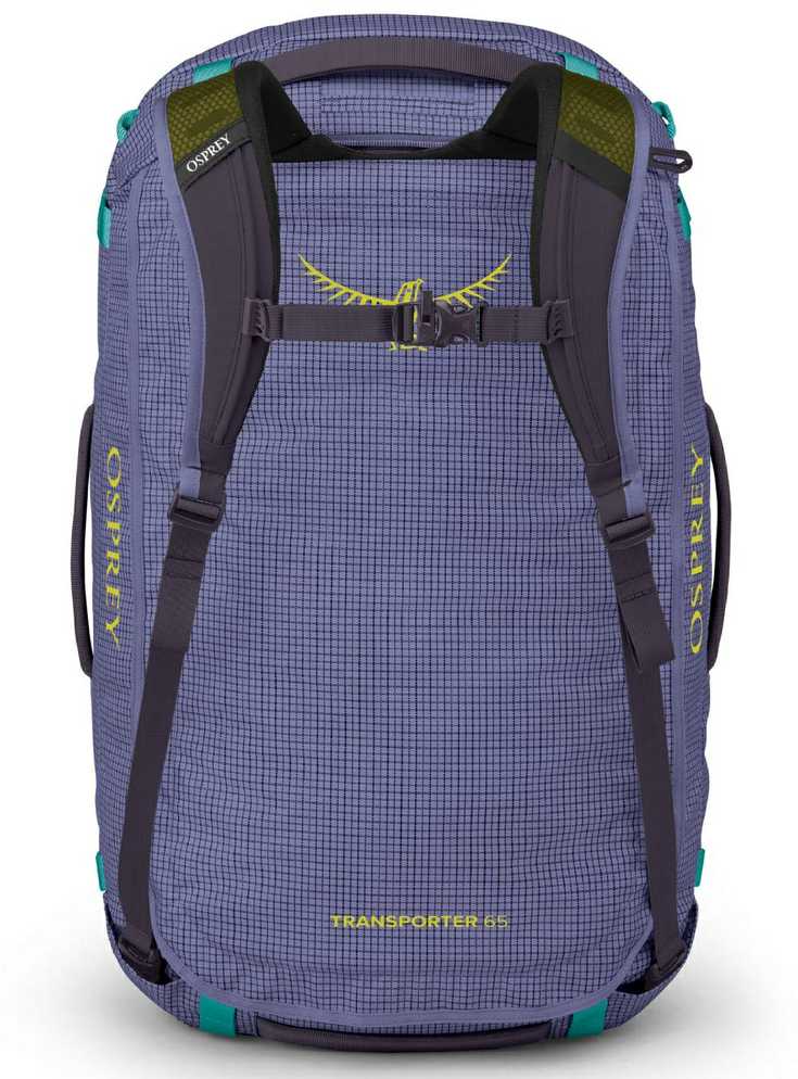 „Osprey Transporter Duffel 65“ kelioninis krepšys – euforijos violetinė