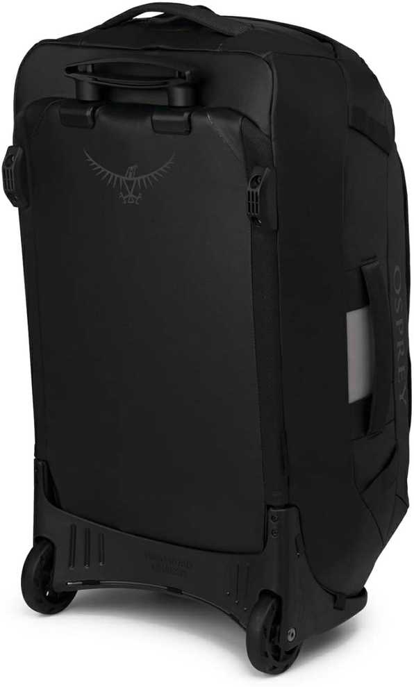 Kelioninis Osprey „Transporter“ ratinis sportinis lagaminas 60 vietų – juodas