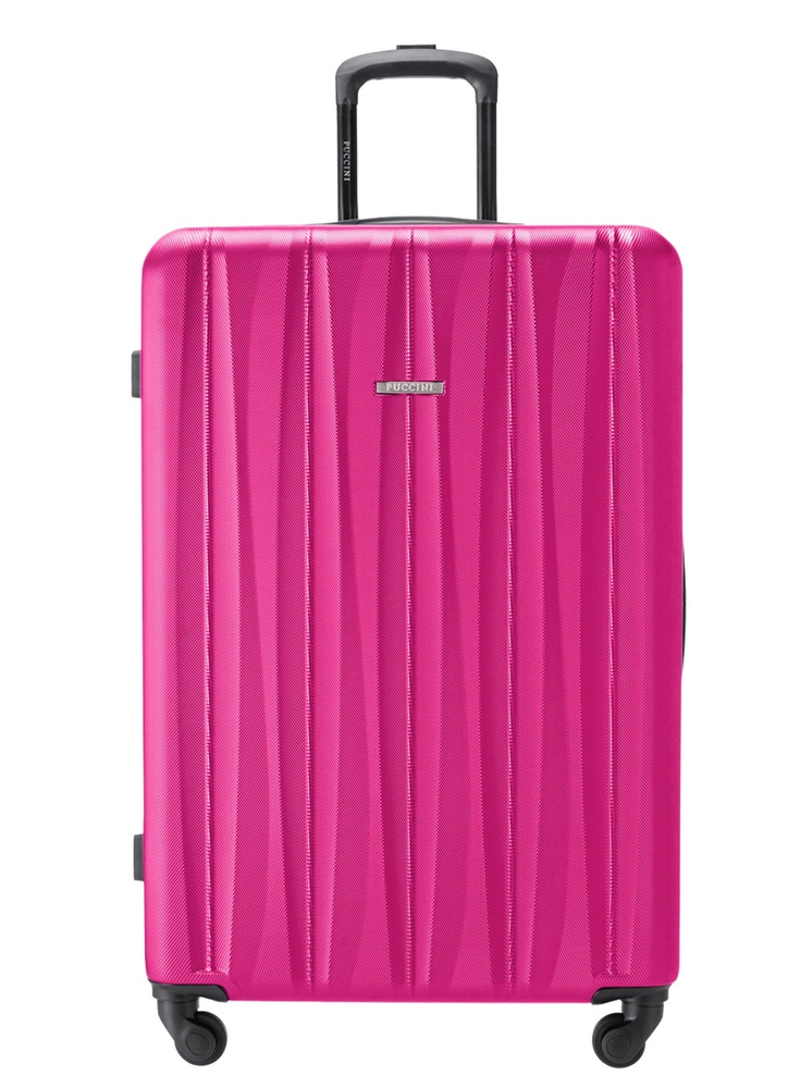 Kelioninis PUCCINI BALI didelis lagaminas ABS021A 3A Rožinis