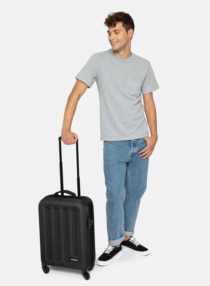 Kelioninis Eastpak Tranzshell S lagaminas juodas vienas dydis (EK00073F008)