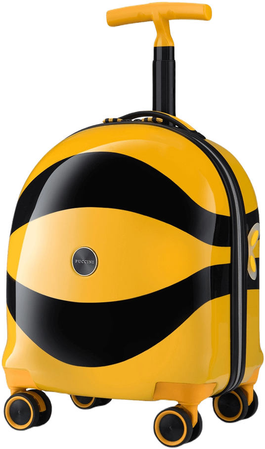 Kelioninis Vaikiškas lagaminas ant ratų Kelionės PUCCINI Bee ABS026C