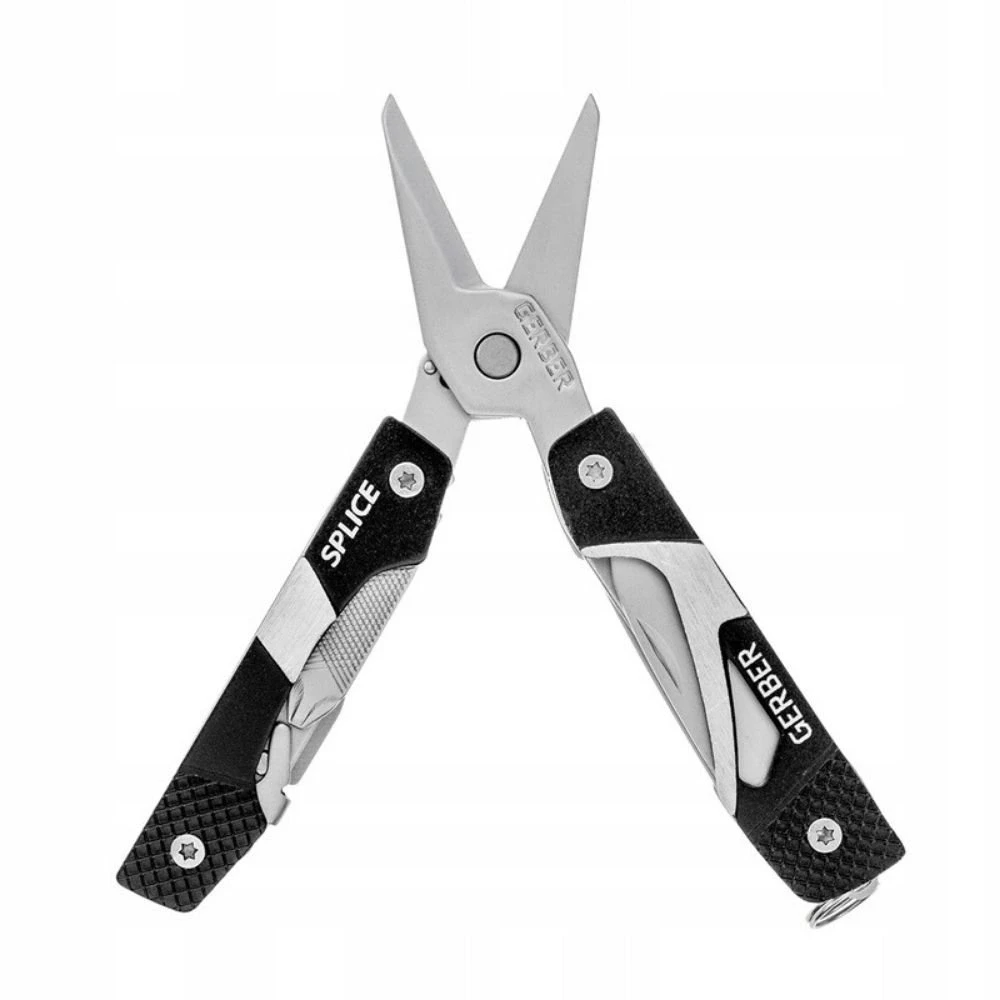 Gerber Splice Pocket Tool multi tool replės Keychain Juodas