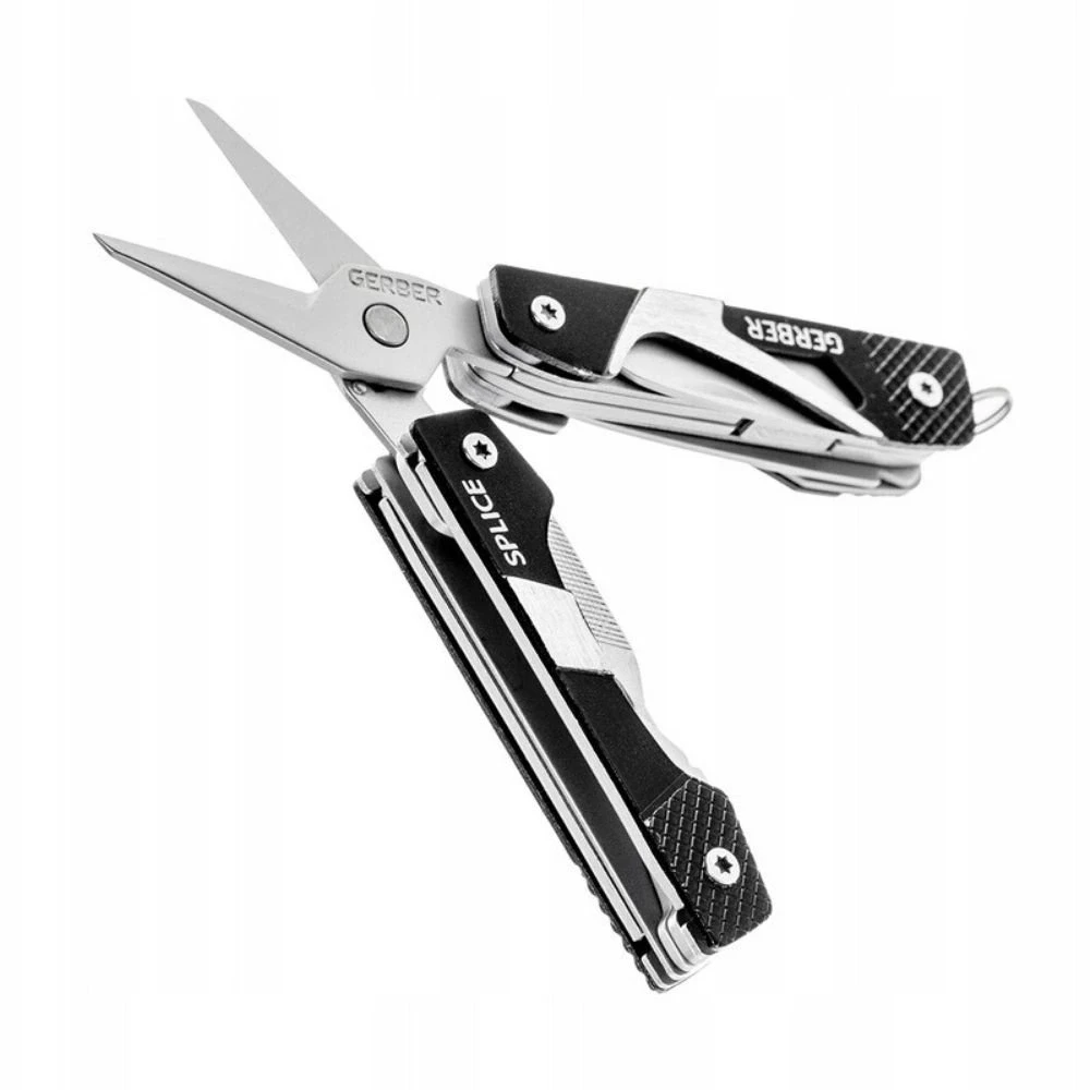 Gerber Splice Pocket Tool multi tool replės Keychain Juodas