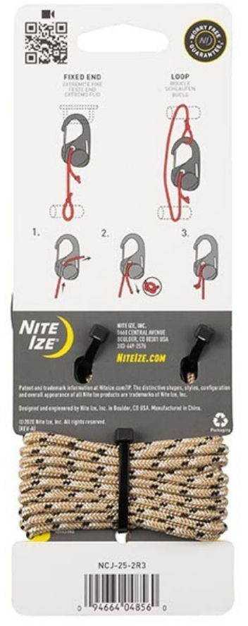 NiteIze Nite Ize CamJam CT 2.4m 2PK kempingo sagtis