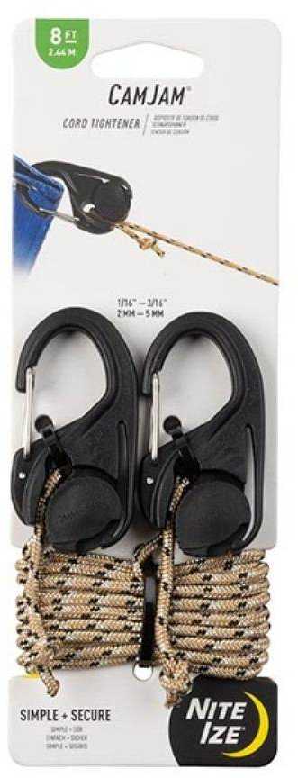 NiteIze Nite Ize CamJam CT 2.4m 2PK kempingo sagtis