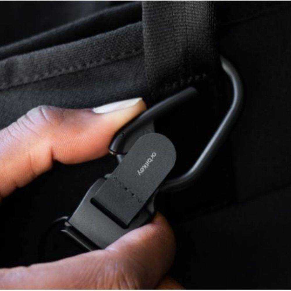 Orbitkey Clip v2 raktų pakabukas, juodas