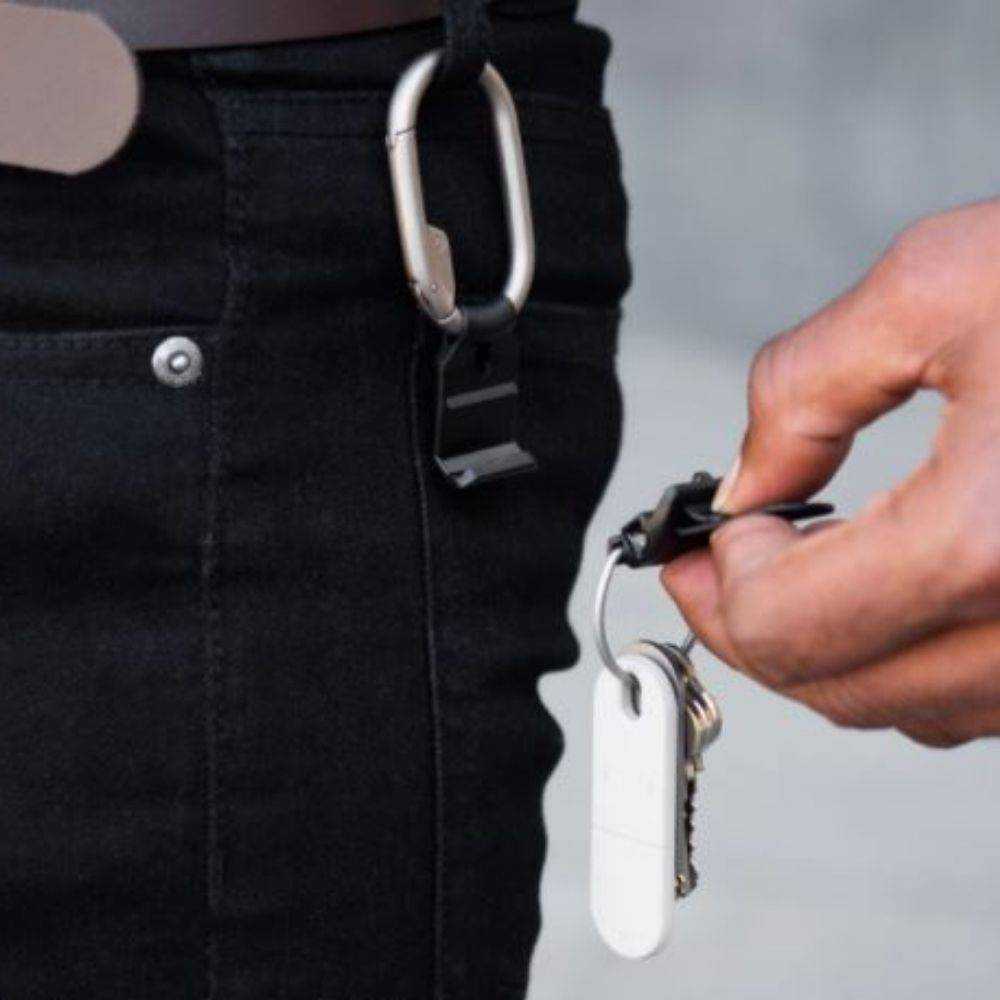 Orbitkey Clip v2 raktų pakabukas, juodas