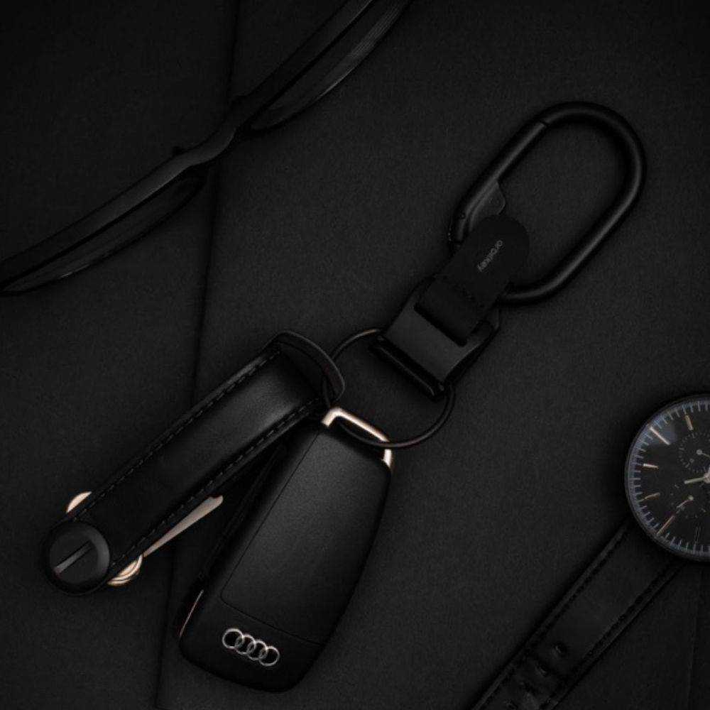 Orbitkey Clip v2 raktų pakabukas, juodas