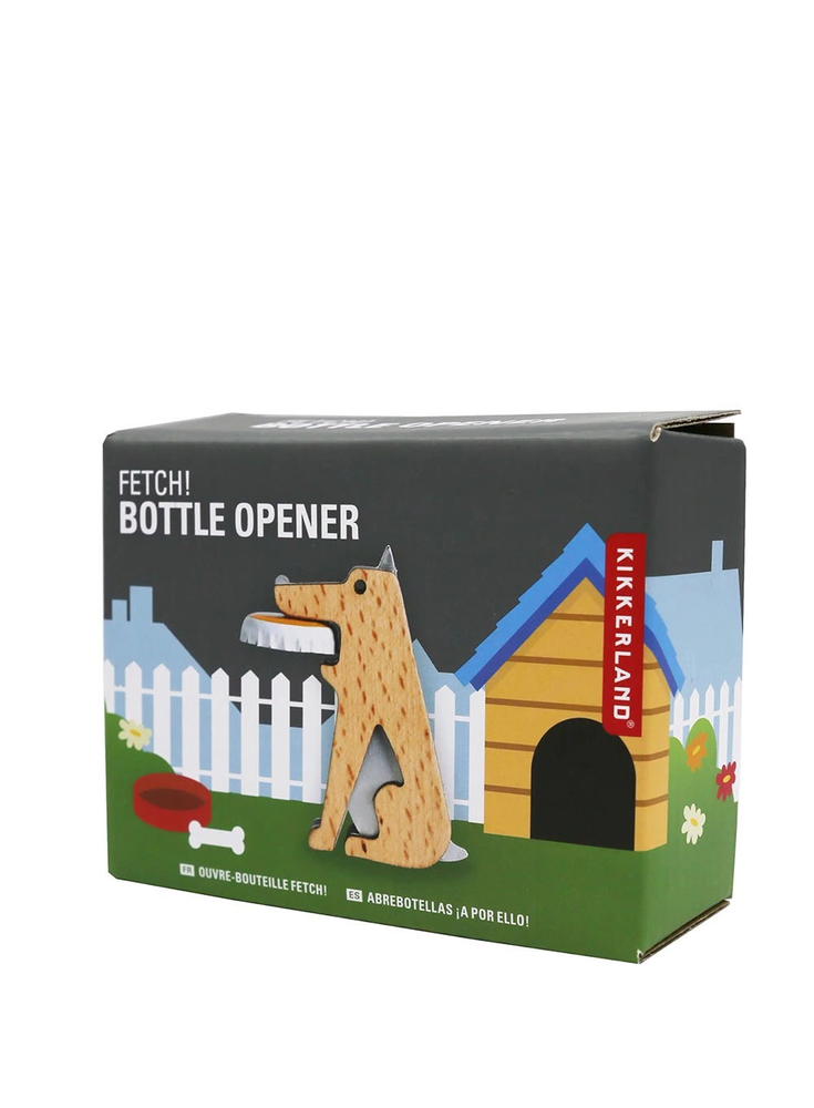 Gertuvė Kikkerland - Fetch! butelių atidarytuvas (BO25)