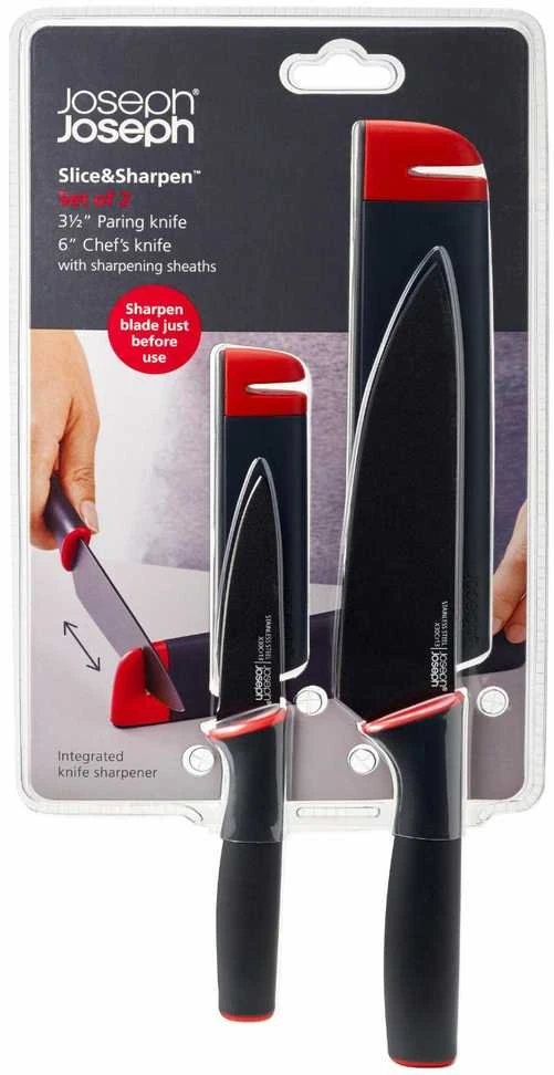 Joseph Joseph Joseph Slice&Sharpen 10146 juoda