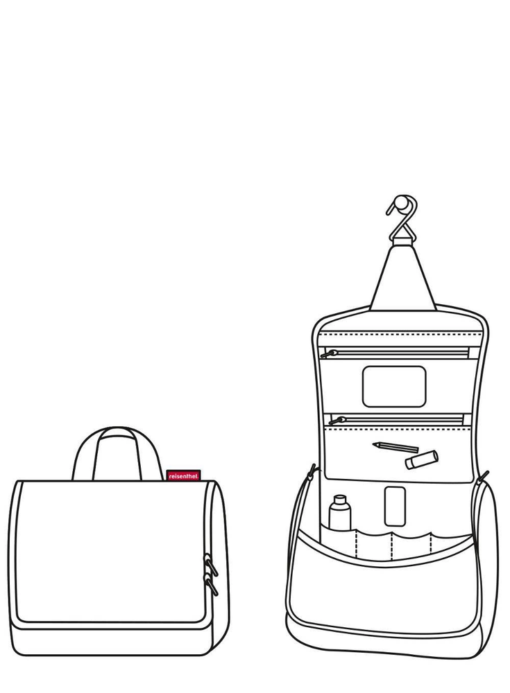 Reisenthel Toiletbag Kosmetinė, taškeliai balti, 3l