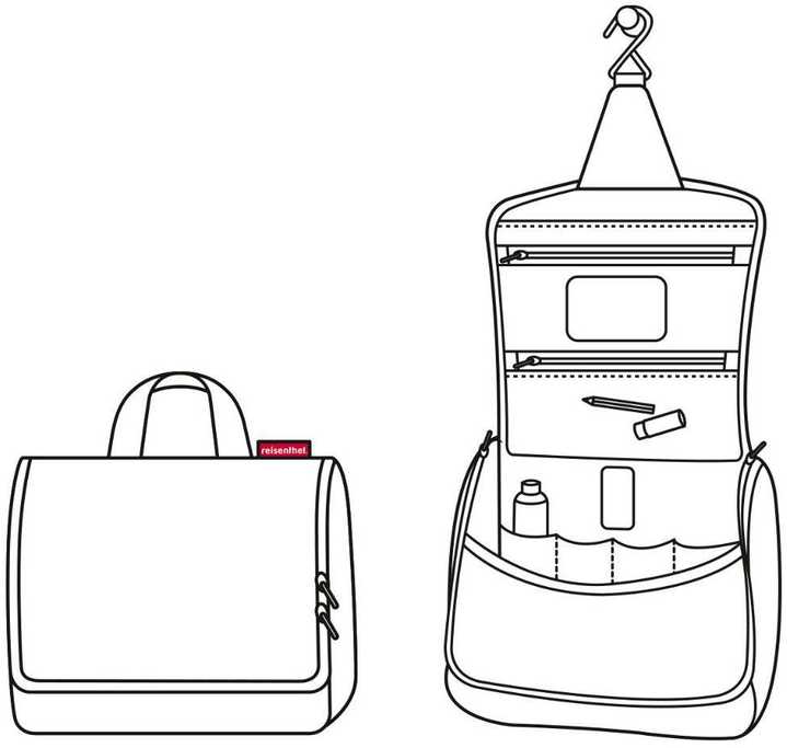 Reisenthel Toiletbag Kosmetinė, taškeliai balti, 3l