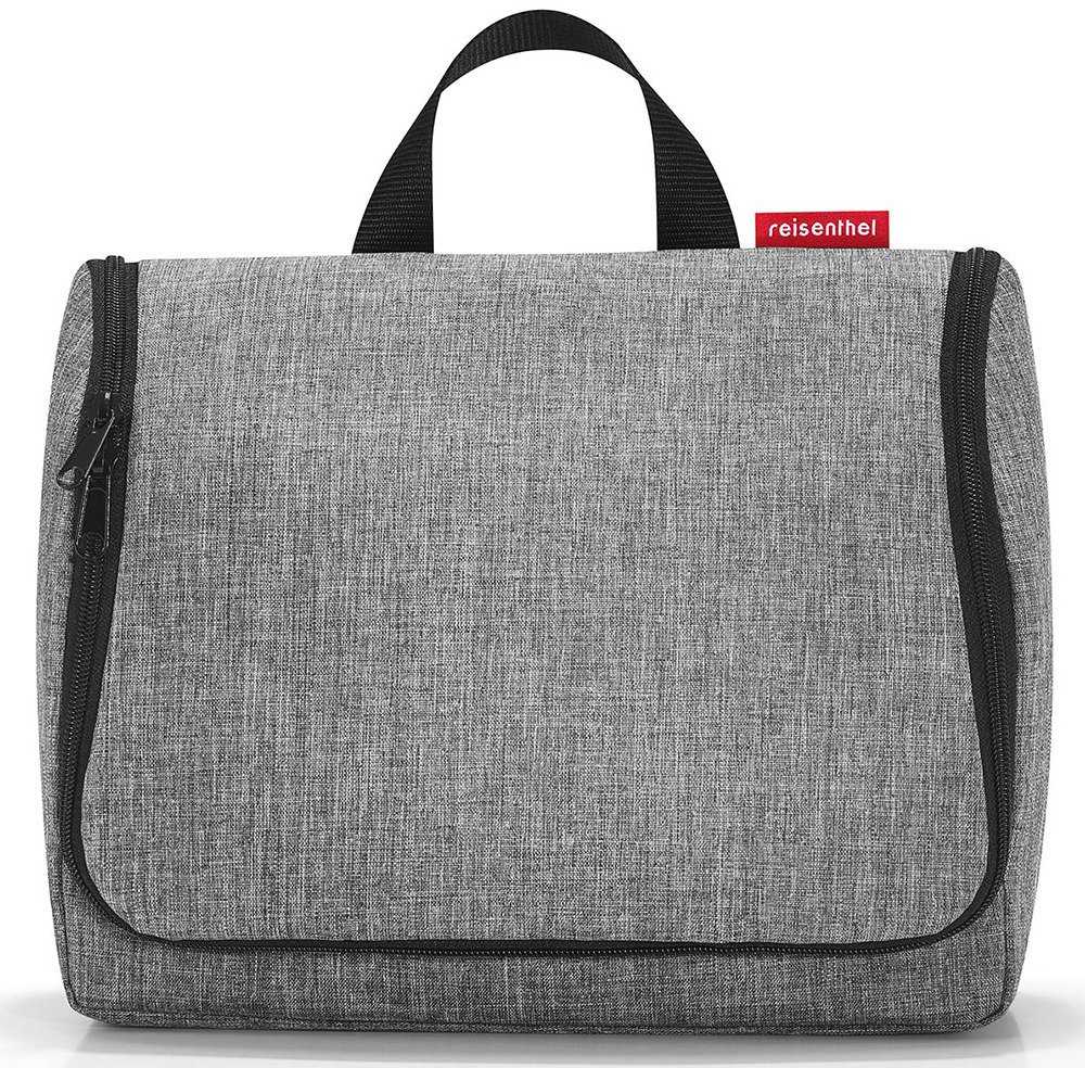 Reisenthel kosmetyczka toiletbag XL twist sidabrinis