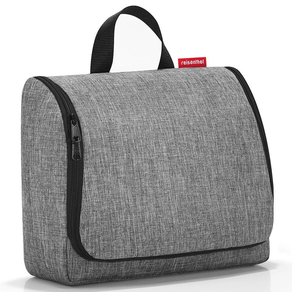 Reisenthel kosmetyczka toiletbag XL twist sidabrinis