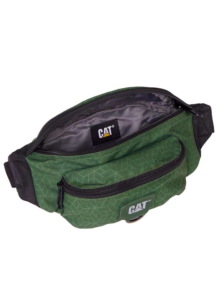 Caterpillar 84062-603 - Unisex Juoda-žalia Juosmens Rankinė
