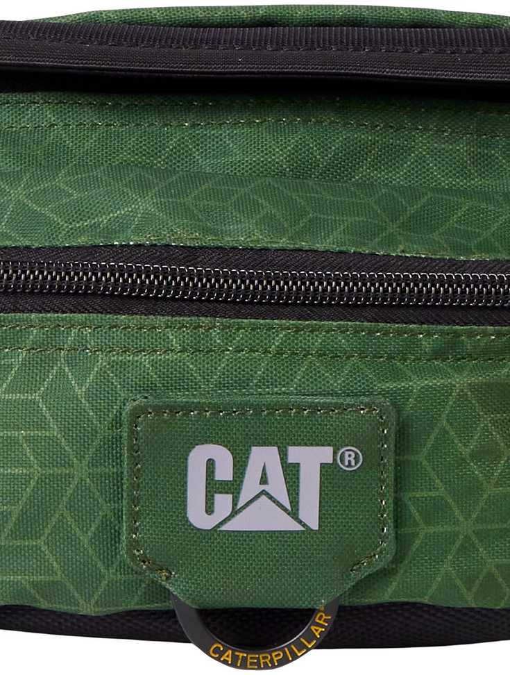 Caterpillar 84062-603 - Unisex Juoda-žalia Juosmens Rankinė