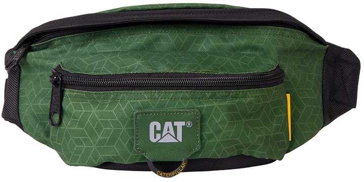 Caterpillar 84062-603 - Unisex Juoda-žalia Juosmens Rankinė