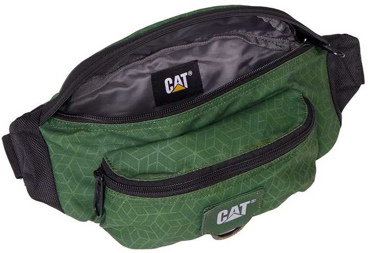 Caterpillar 84062-603 - Unisex Juoda-žalia Juosmens Rankinė