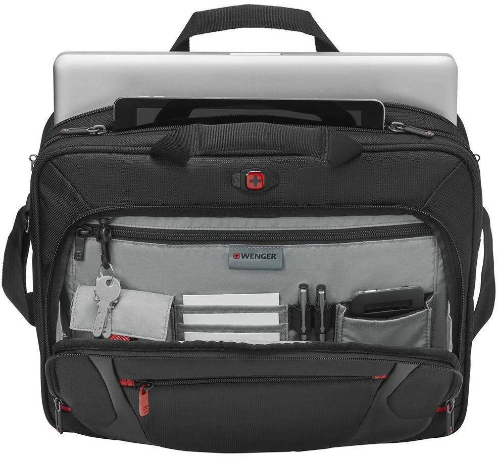 Bag for laptop WENGER sensor 600643 (15", juodos spalvos)