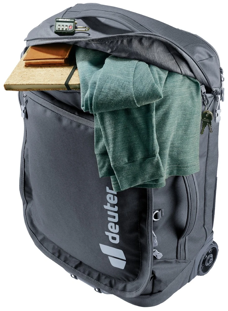 Deuter „Duffel Pro Movo 36“ kelioninis krepšys – juodas