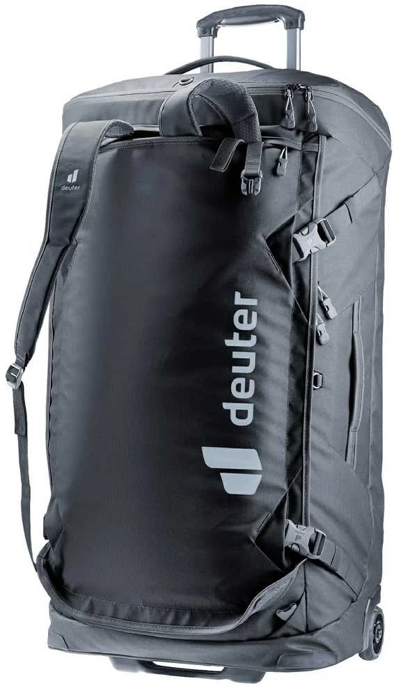 Kelioninis krepšys su ratukais Deuter Duffel Pro Movo 90 - Juoda