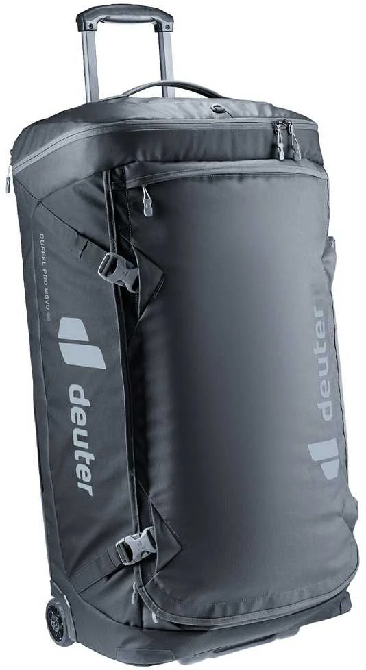 Kelioninis krepšys su ratukais Deuter Duffel Pro Movo 90 - Juoda