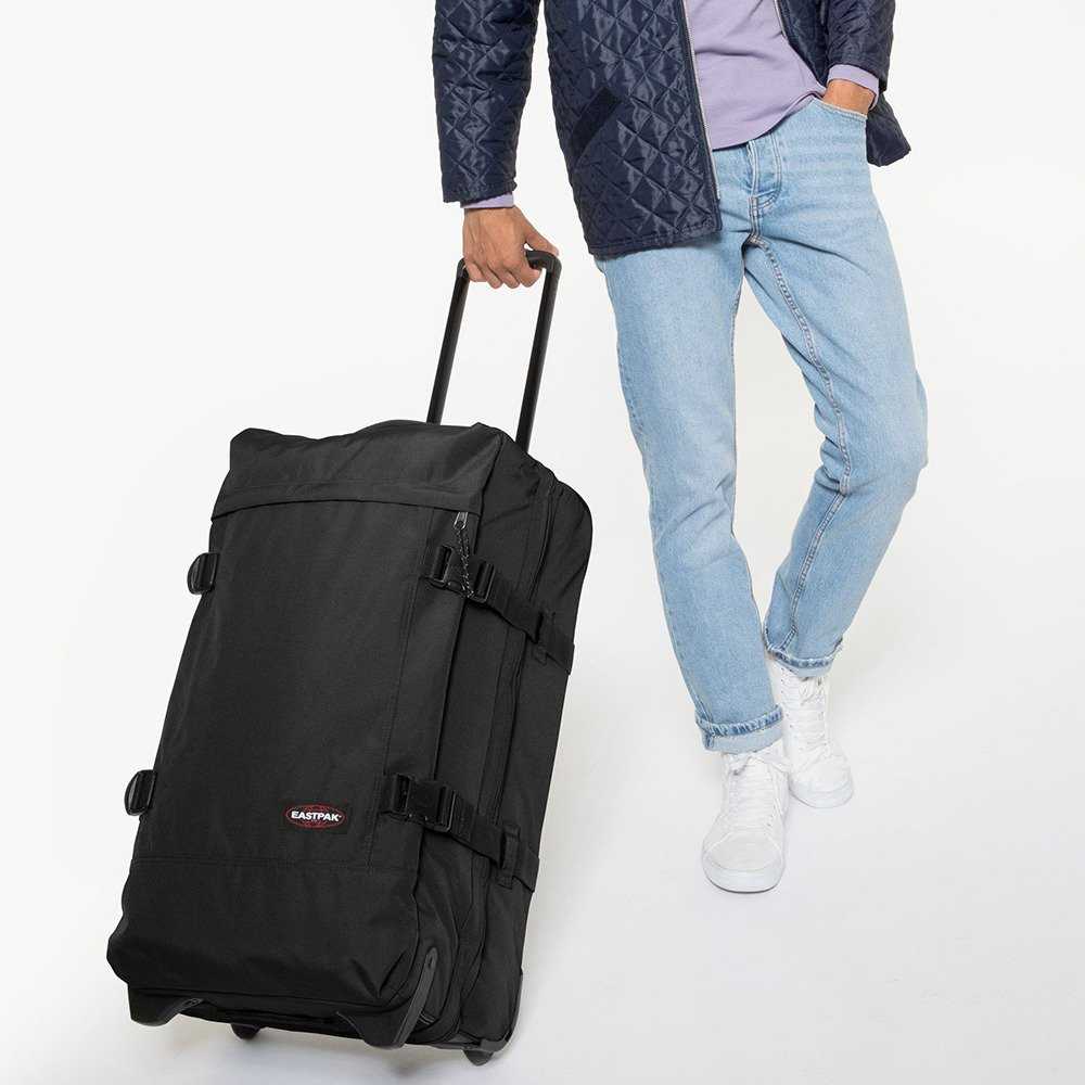 Kelioninis Eastpak Tranverz M lagaminas juodas vienas dydis (EK00062L008)