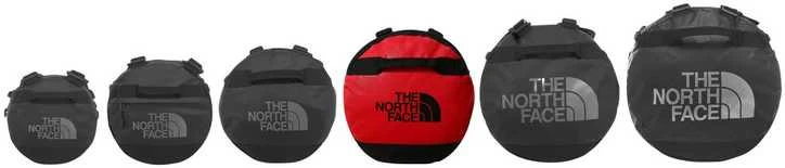 The North Face Base Camp Duffel L Sportinis Krepšys 95L Poliesteris Juoda, Raudona