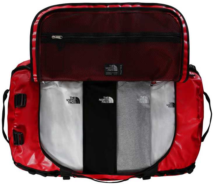 TNF The North Face Base Camp krepšys daiktams 150 L Nailonas, Poliesteris Juoda, Raudona