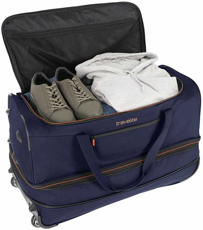 Didelis Travelite Basics L 98/119L krepšys su ratukais