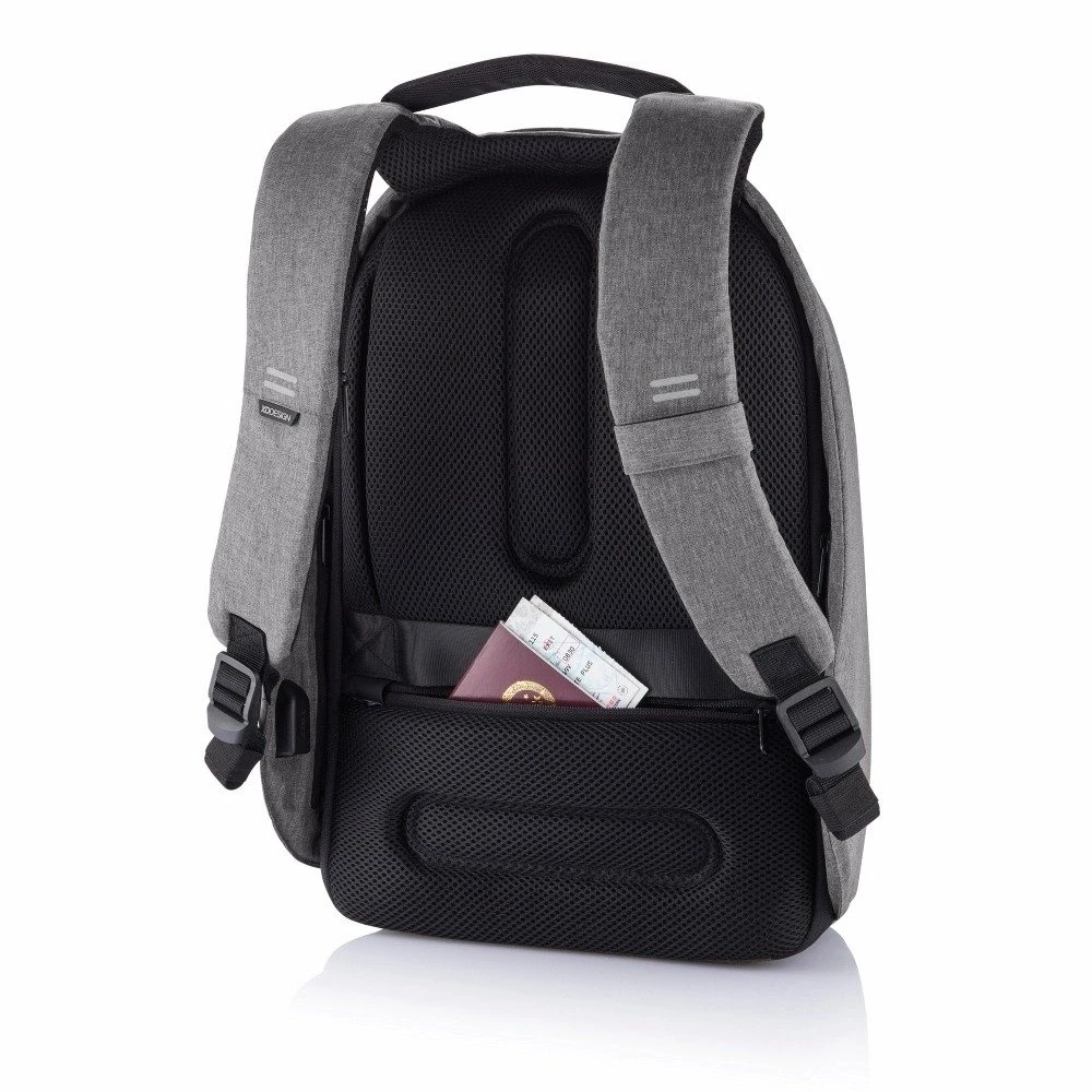 Kuprinė nešiojamam kompiuteriui XD Design Anti-Theft Bobby Hero Small Grey, pilka, 11.5 l