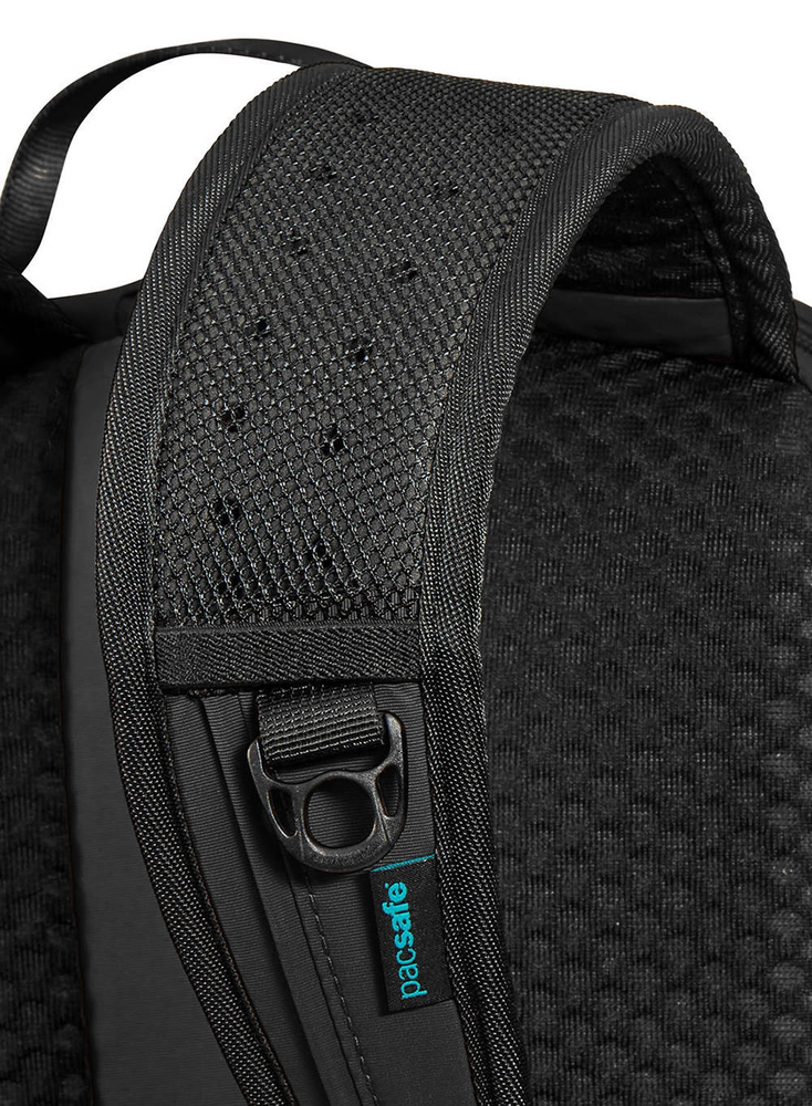 Pacsafe Eco 18L kuprinė ECONYL® juoda